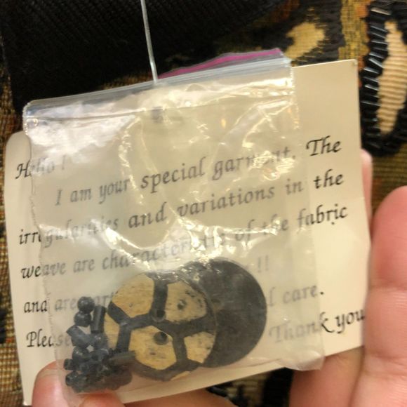 Vintage Anage Silk Animal Print Gorgeous Women's Jacket S - Picture 8 of 12